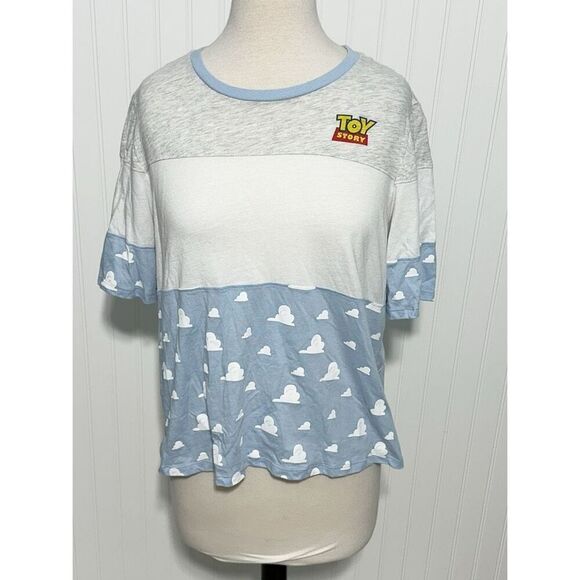 Disney Pixar Her Universe Toy Story‎ Cloud Color-Block Oversized T-Shirt Large - Picture 1 of 10